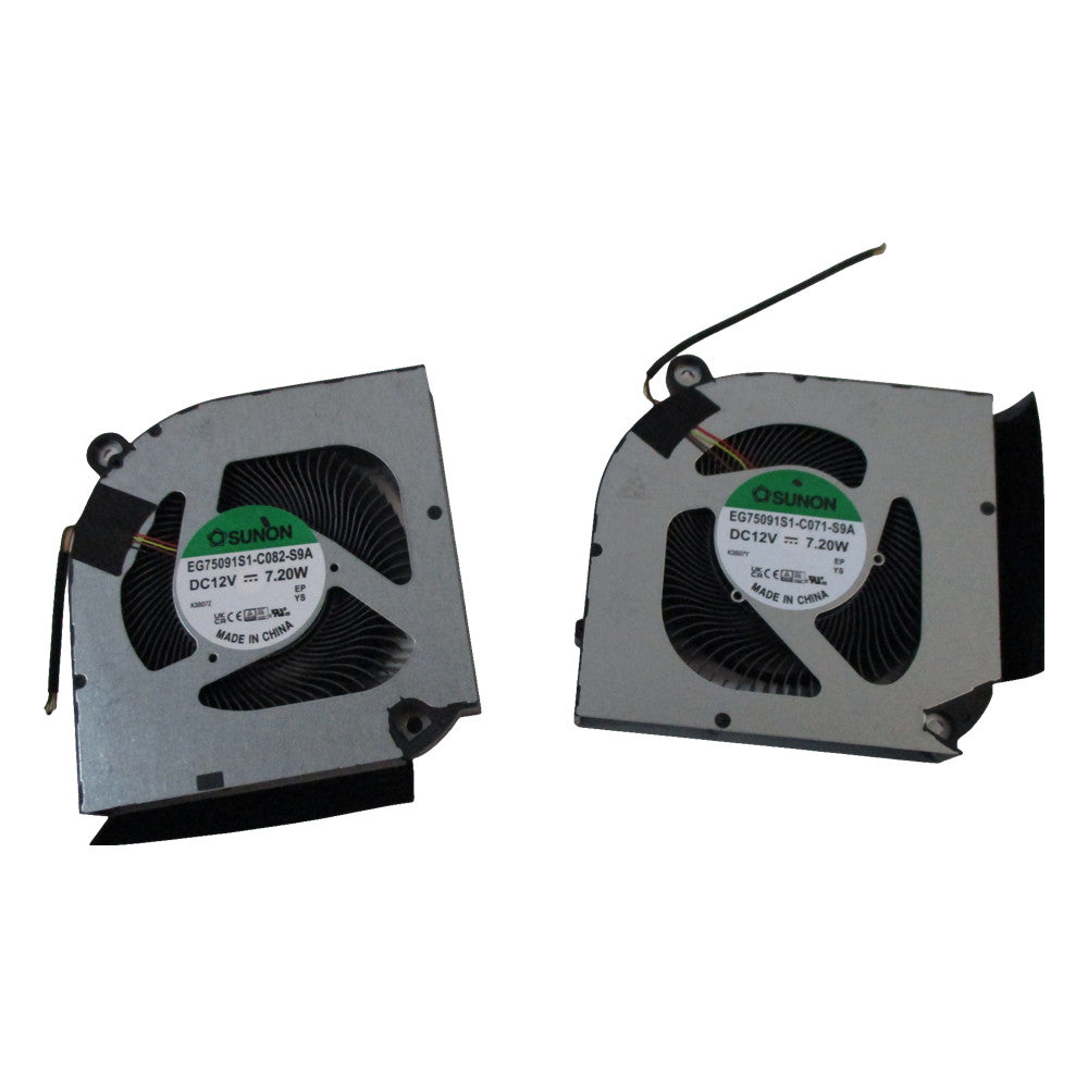 Acer Nitro 17 AN17-71 AN17-72 Left & Right Cooling Fans 23.QJFN7.005