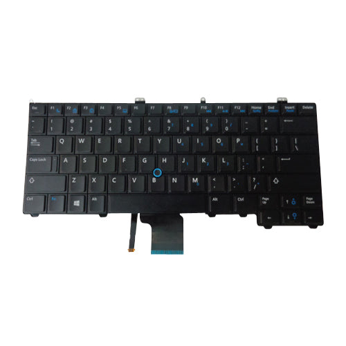 Non-Backlit Keyboard w/ Pointer for Dell Latitude E7440 Laptops