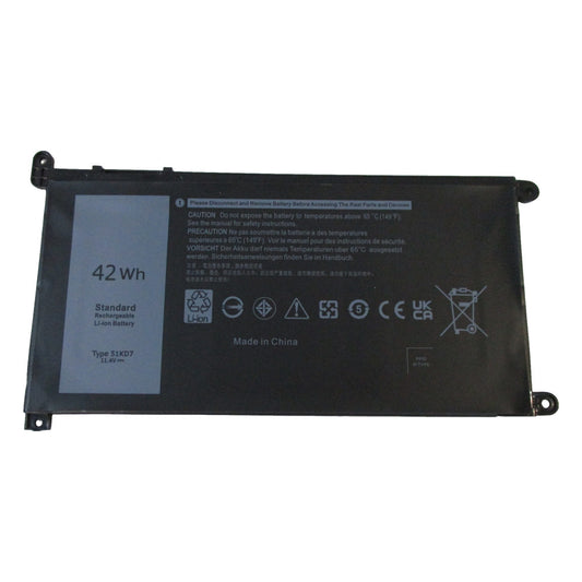 Laptop Battery for Dell Chromebook 3100 3180 3181 5190 11.4V 42Wh