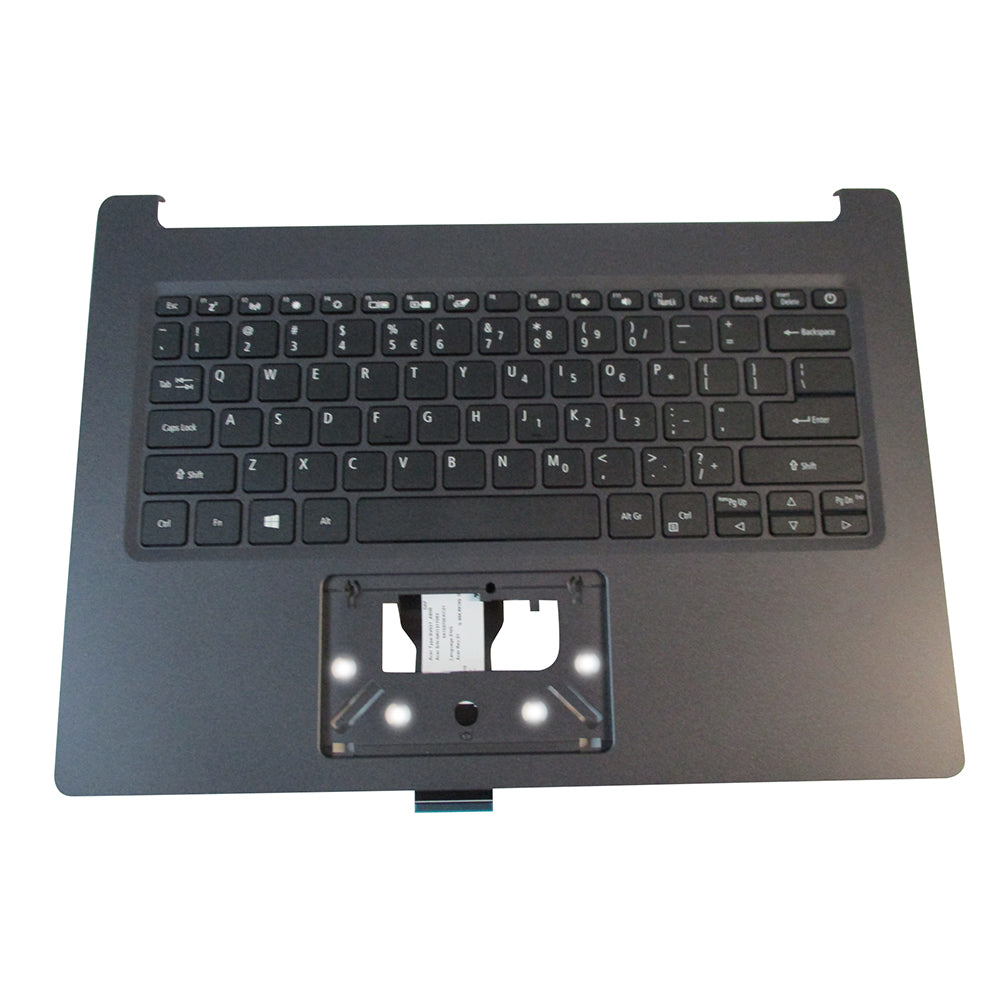Acer Aspire A314-22 Black Upper Case Palmrest w/ Keyboard 6B.HVVN7.030