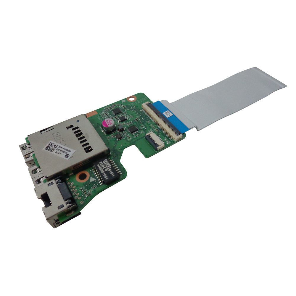 HP Pavilion 15-AB USB Network Card Reader Board w/ Cable 809038-001