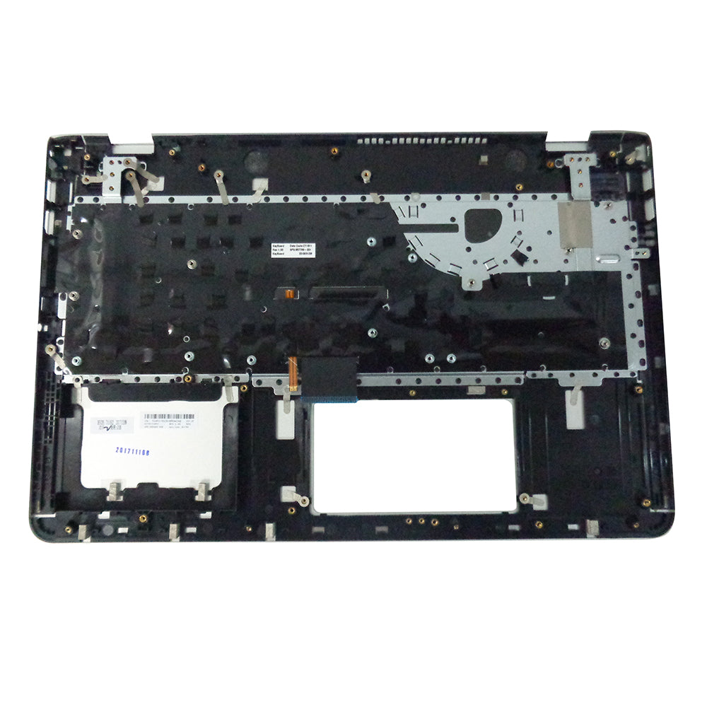 Genuine HP ENVY 15-AS Silver Palmrest w/ Backlit Keyboard 857799-001