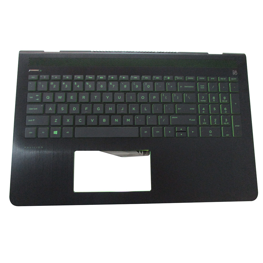 HP Pavilion 15-CB 15T-CB Palmrest w/ Green Backlit Keyboard 926893-001