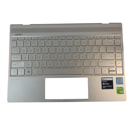HP ENVY 13-AD Gold Palmrest w/ Backlit Keyboard 928504-001