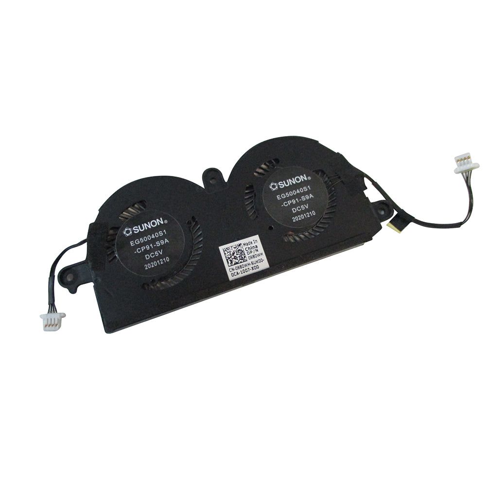 Cpu Fan for Dell XPS 13 9370 9380 Laptops - Replaces 980WH