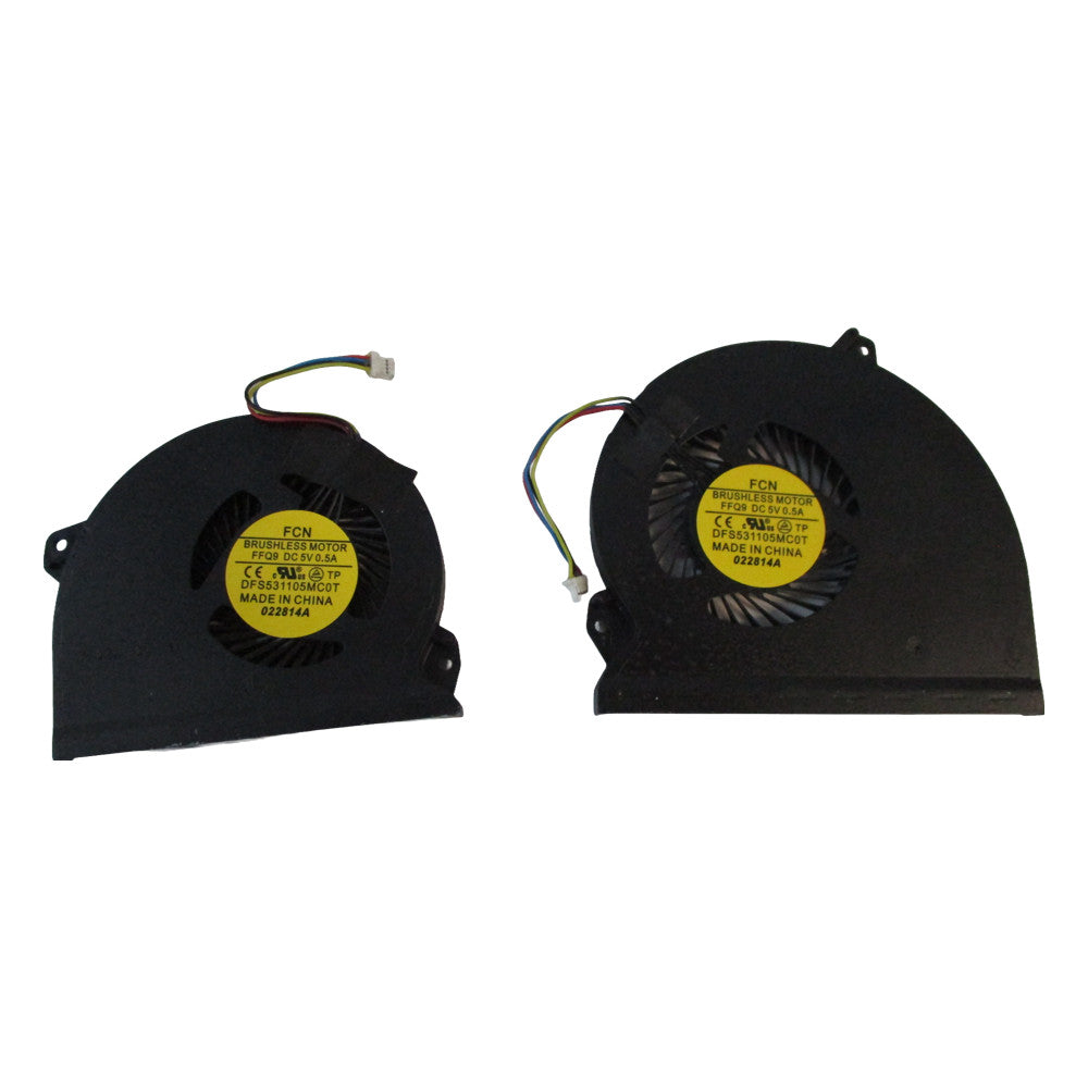 Asus ROG Strix GL702VM GL702VS Cpu & Gpu Cooling Fan Set FJ9T FJ9U