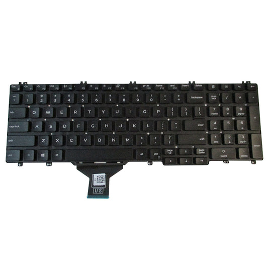 Non-Backlit Keyboard for Dell Latitude 5500 5501 5510 5511 - D74KX
