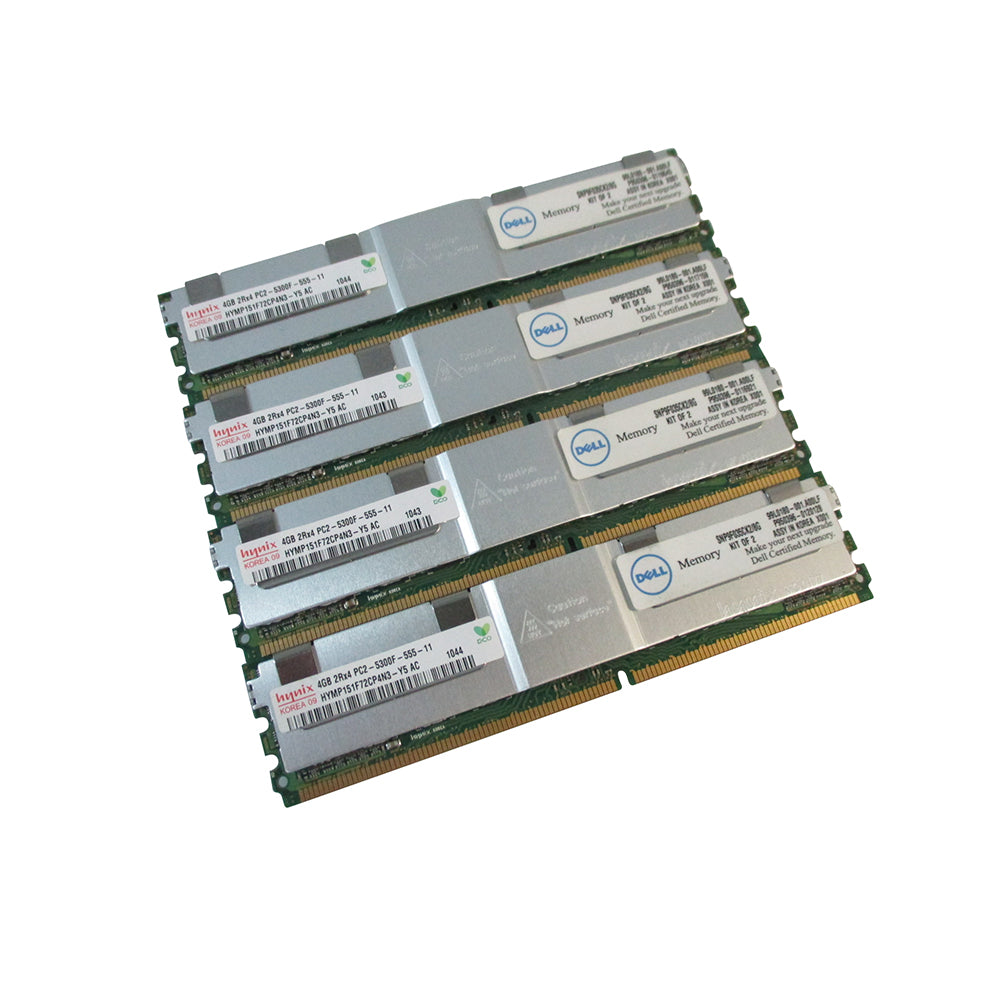 Dell PowerEdge 1900 1950 2900 16GB 4x4GB PC2-5300 DDR2 Server Memory