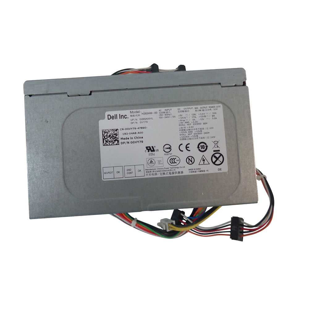 Dell Optiplex 390 790 990 3010 MT Computer Power Supply 265W