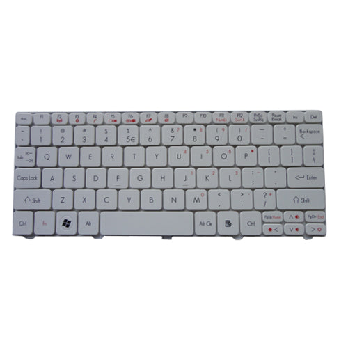 Gateway LT21 LT22 LT23 LT25 LT27 NAV50 White Netbook Keyboard
