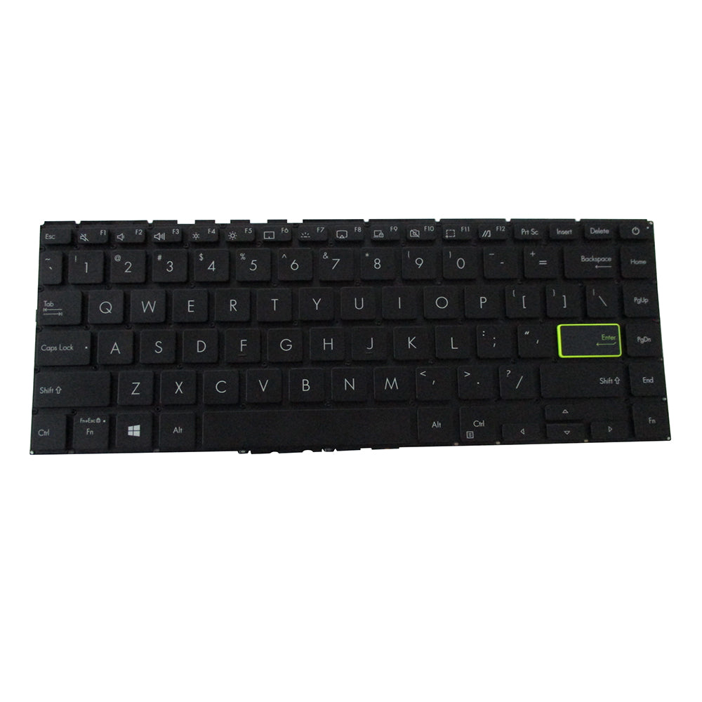 Black Backlit Keyboard for Asus VivoBook S14 S433 Laptops
