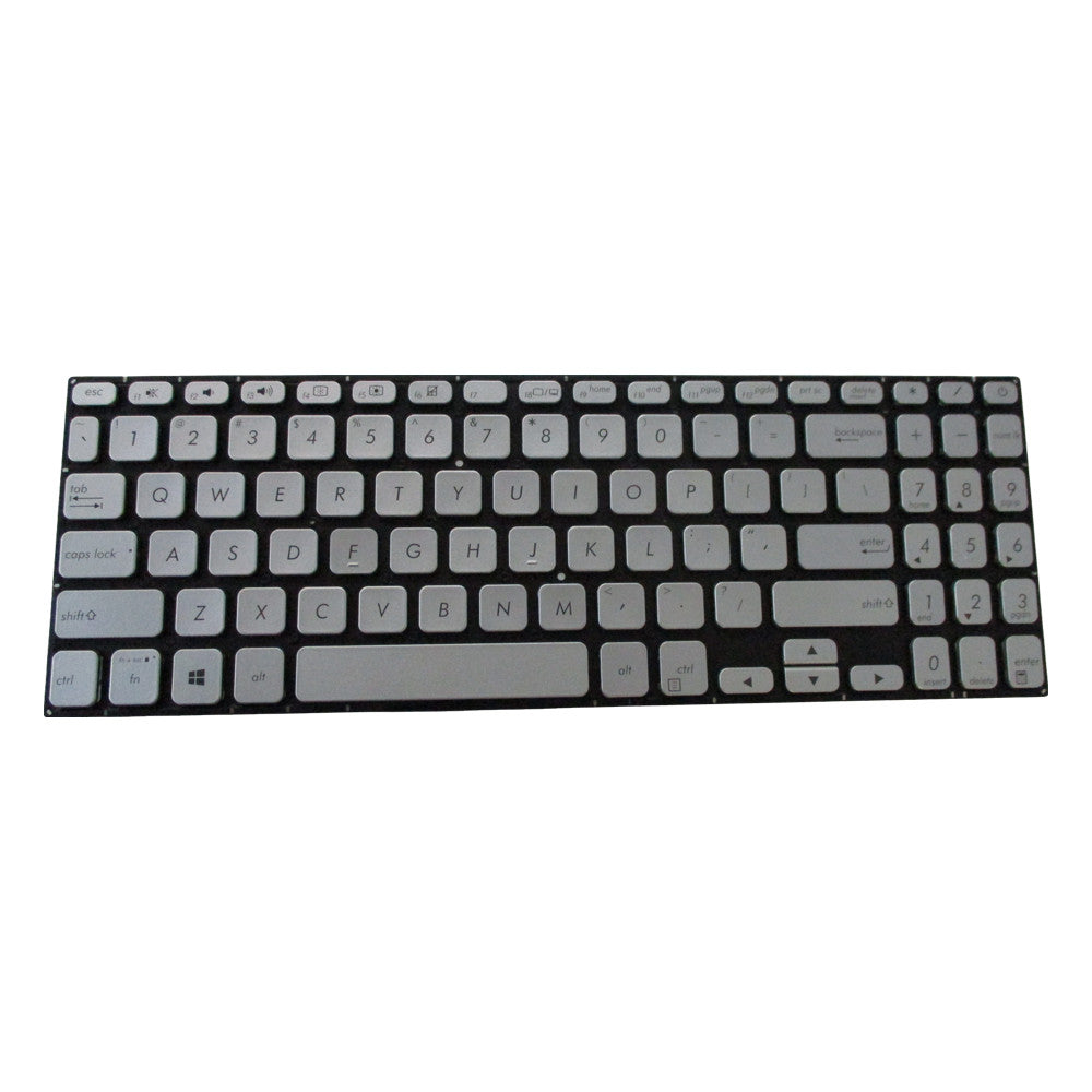 Silver Keyboard For Asus VivoBook S15 S530 Laptops