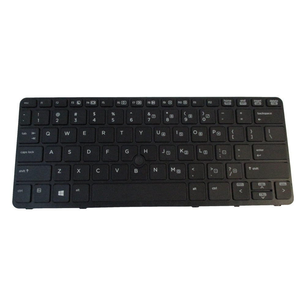 Non-Backlit Keyboard w/ Pointer for HP EliteBook 720 G1 720 G2 725 G2