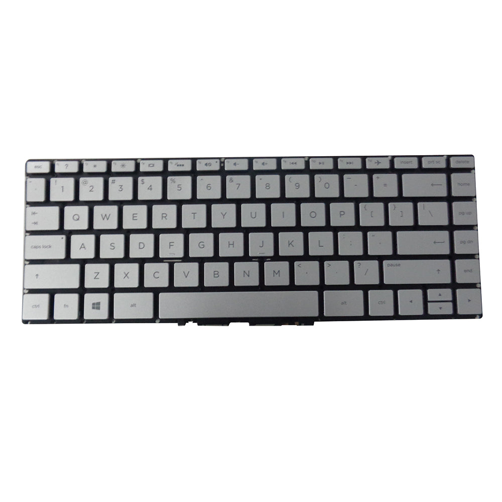 Backlit Keyboard for HP Pavilion 14-BA 14M-BA 14T-BA - Silver Version
