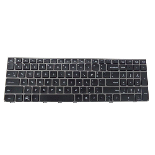 Keyboard w/ Gray Frame for HP Probook 4530S 4535S 4730S Laptops