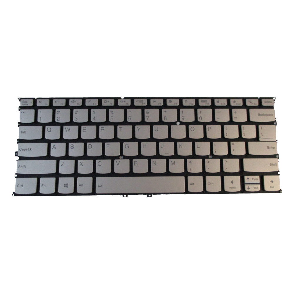 Silver Backlit Keyboard For Lenovo IdeaPad Yoga 9-14ITL5 Laptops