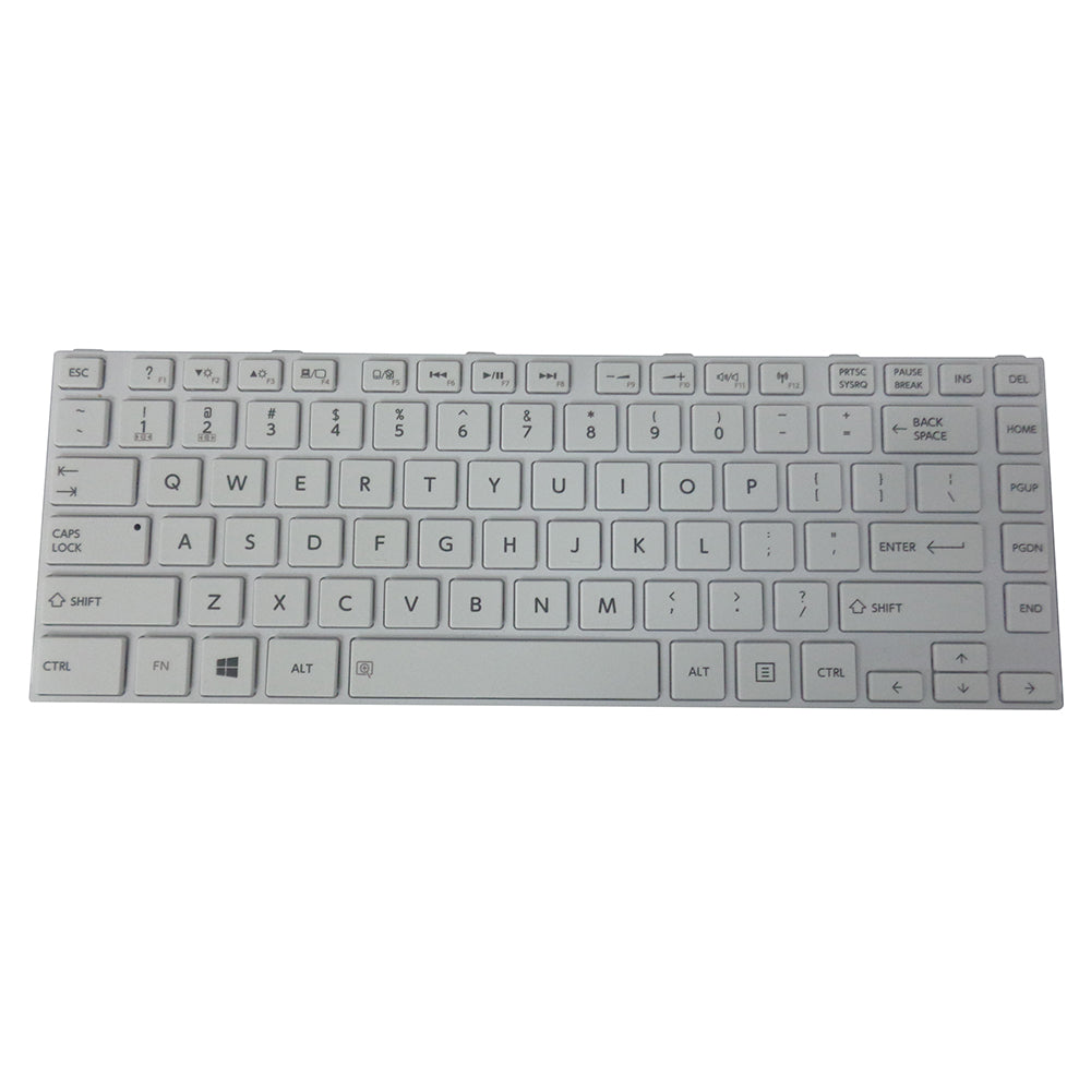 Toshiba Satellite L40-A L40D-A L40T-A L45-A L45D-A White Keyboard
