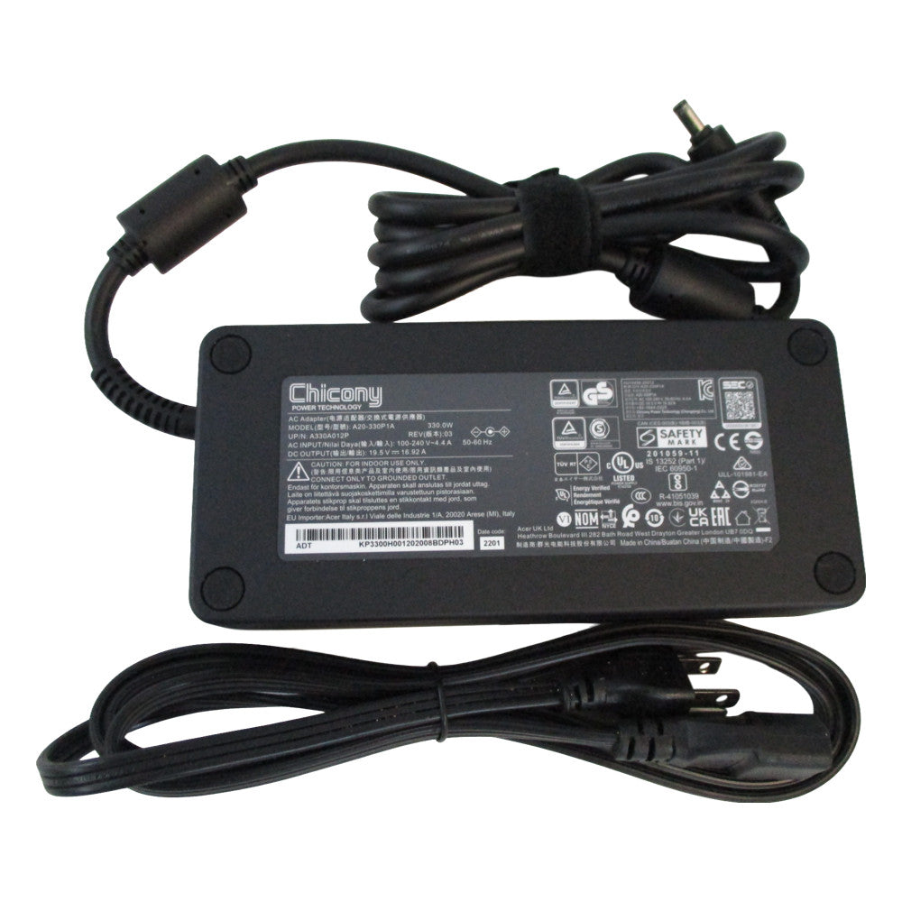 Acer KP.3300H.001 KP.33003.004 Ac Adapter Charger & Power Cord 330W