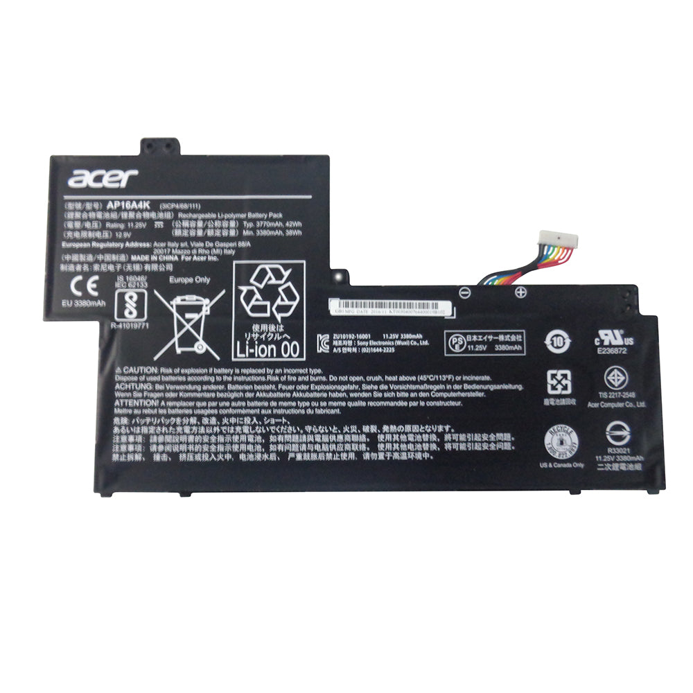 Acer Aspire One 1-132 Swift 1 SF113-31 Battery KT.00304.007 AP16A4K