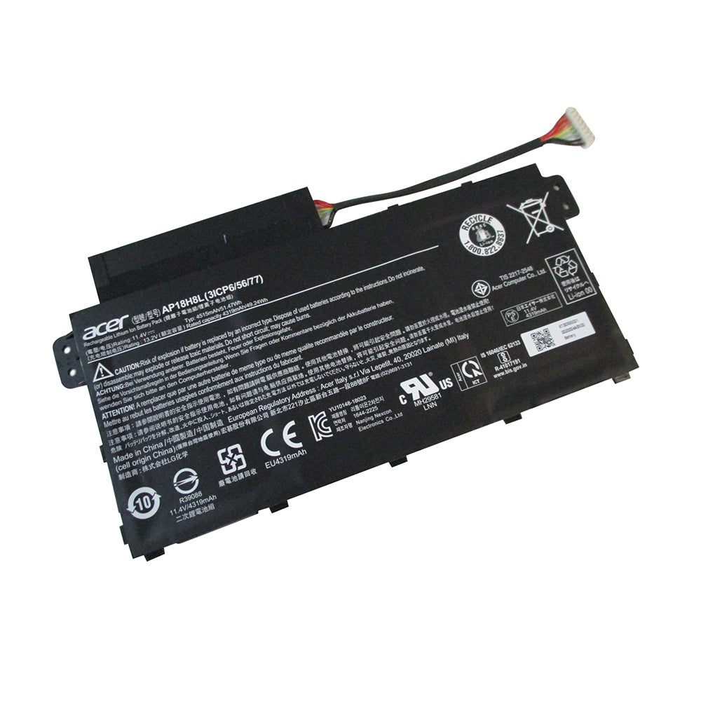 Acer Spin SP314-53GN SP341-53N Laptop Battery KT.0030G.021 AP18H8L