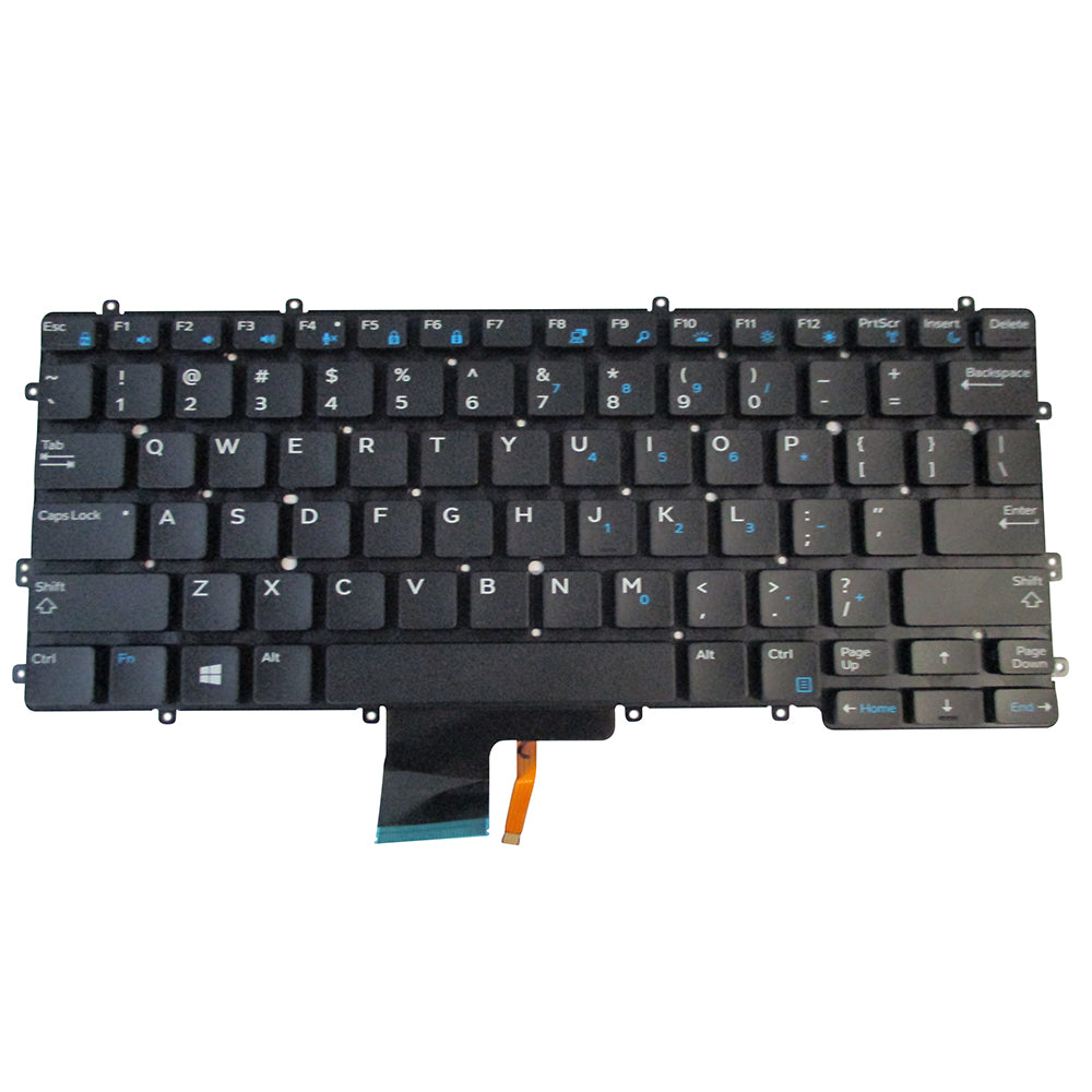 Backlit Keyboard for Dell Latitude 7370 Laptops - Replaces KTYW0