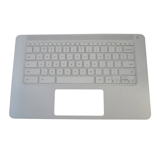 HP Chromebook 14-CA White Palmrest w/ Keyboard L17094-001