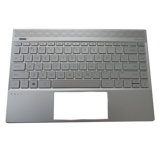 HP Envy 13-AH 13T-AH Silver Palmrest w/ Backlit Keyboard L19542-001