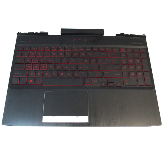 HP Omen 15-DC 15T-DC Palmrest w/ Backlit Keyboard Touchpad L24369-001