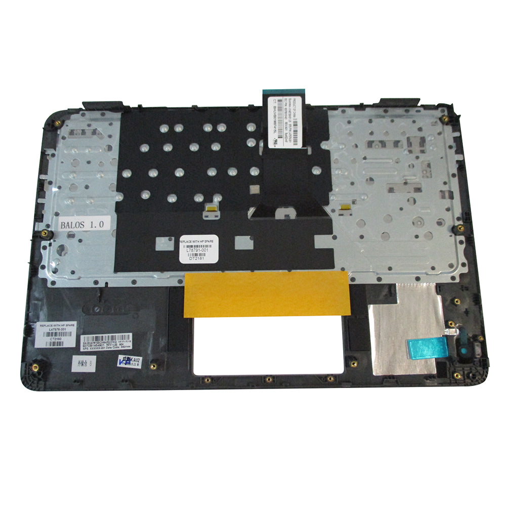 HP ProBook 11 G3 EE Palmrest w/ Keyboard L47578-001 - Webcam Version