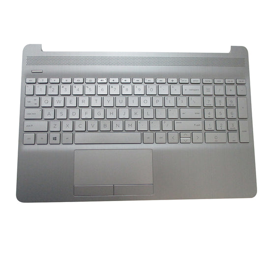 HP 15-DW 15s-DU Palmrest w/ Backlit Keyboard & Touchpad L52022-001