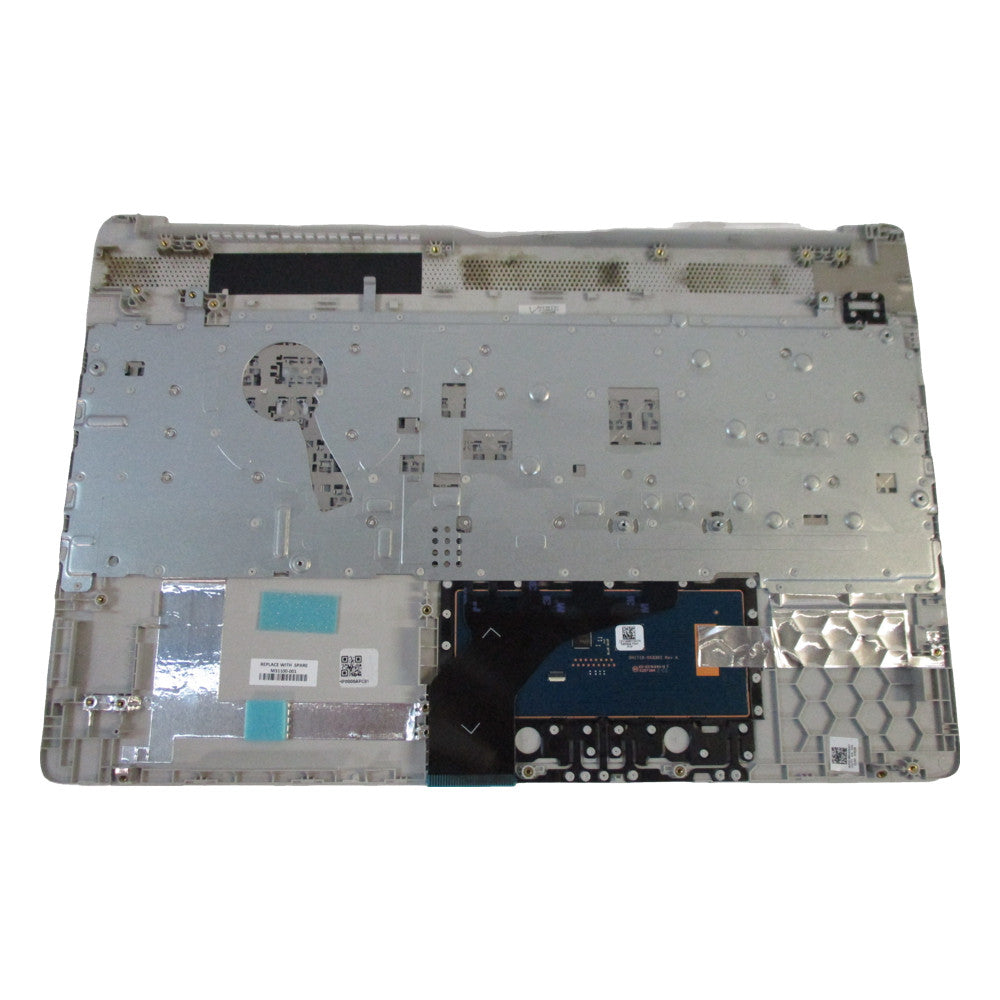 HP 250 255 256 G8 G9 Silver Palmrest w/ Non-Bklt Keyboard M31100-001