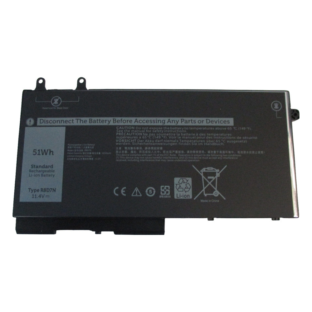 Battery for Dell Latitude 5400 5401 5410 5411 5500 5501 11.4V 51Wh
