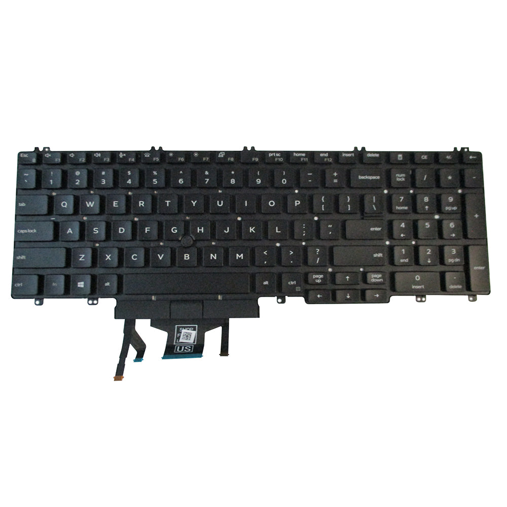 Backlit Keyboard for Dell Latitude 5500 5501 5510 5511 w/ Point THDMY