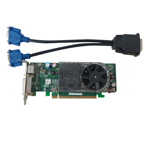 Dell Optiplex 745 755 SFF Video Card XX355 w/ Cable DMS-59 To Dual VGA