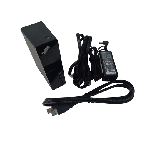 Lenovo Thinkpad USB 3.0 Docking Station DU9019D1 w/ AC Adapter 
