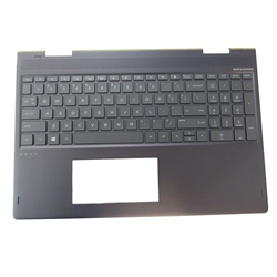 Genuine HP ENVY 15-BQ 15Z-BQ Palmrest w/ Backlit Keyboard L22413-001