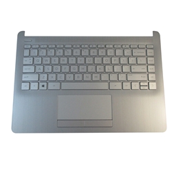 HP 14-CF 14-DF 14-DK Palmrest w/ Non-Backlit Keyboard & Touchpad L48648-001