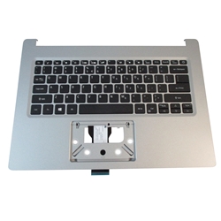 Acer Aspire A114-33 A314-35 Silver Upper Case Palmrest w/ Keyboard 6B.HVWN7.030