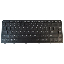 Backlit Keyboard w/ Black Frame For HP EliteBook Folio 1040 G1 1040 G2 Laptops