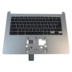 Acer Chromebook CB314-2H CB314-2HT Silver Palmrest w/ Keyboard 6B.AWFN7.023