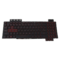 Asus TUF Gaming FX505 Backlit Keyboard w/ Red Keys