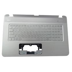 Genuine HP ENVY 17-K 17T-K M7-K Silver Palmrest & Backlit Keyboard 774556-001
