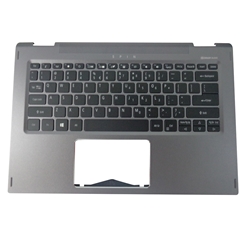 Acer Spin 5 SP513-52N Gray Upper Case Palmrest & Keyboard 6B.GR7N1.009