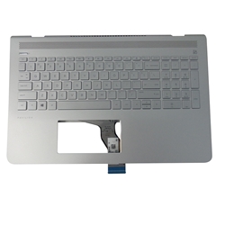 Genuine HP Pavilion 15-CC 15-CD Palmrest w/ Backlit Keyboard 928438-001