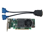 Dell Optiplex 745 755 SFF Video Card XX355 w/ Cable DMS-59 To Dual VGA