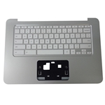 HP Chromebook 14-X Silver Palmrest & Keyboard 787735-001