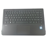HP Pavilion 13-S Black Palmrest w/ Keyboard & Touchpad 809829-001