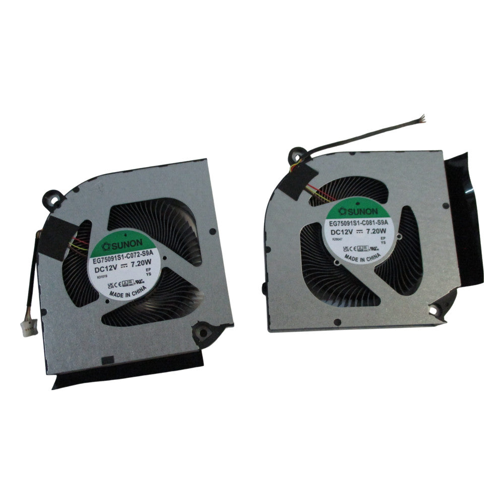 Acer Nitro AN16-41 AN16-51 Left & Right Cooling Fan Set 23.QJLN7.006