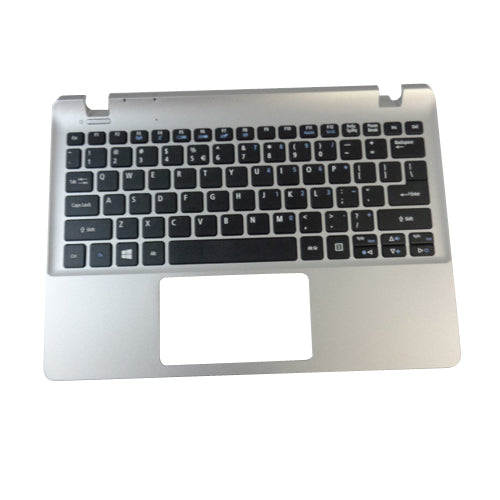 Acer Aspire E3-112 V3-112 Laptop Silver Upper Case Palmrest & Keyboard