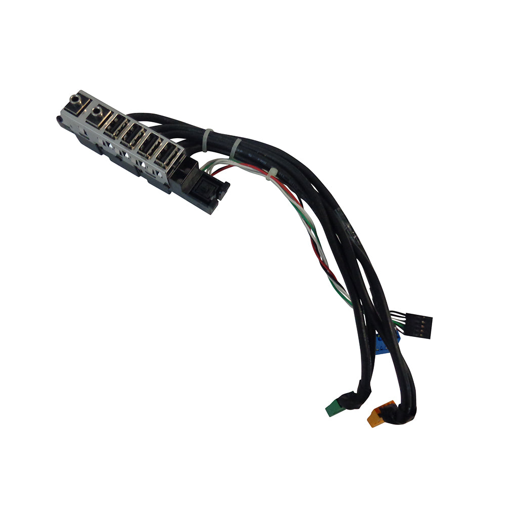 HP 611897-001 Computer Power Button USB Audio Assembly w/ Cables
